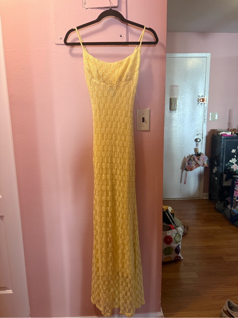 BARDOT ADONI MIDI DRESS IN CANARY YELLOW